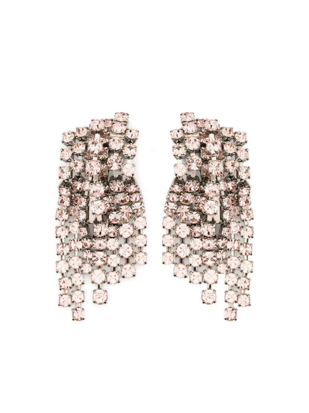 Helene Zubeldia crystal-embellished drop earring | Silver | Image 1