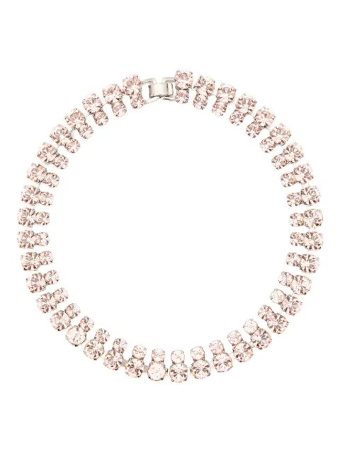 Helene Zubeldia double-row crystal necklace