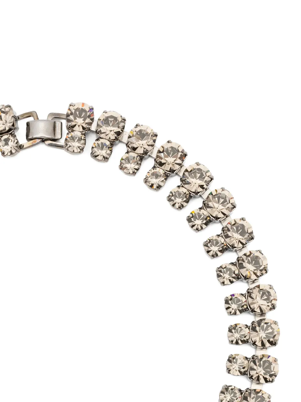 Helene Zubeldia Crystal-embellished Necklace In Gold