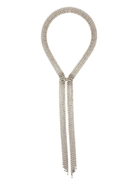 Helene Zubeldia crystal-tassel necklace
