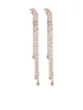 Helene Zubeldia crystal-embellished drop earring - Silver