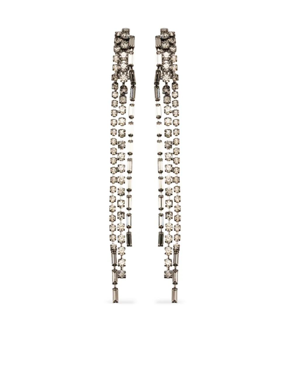 Helene Zubeldia crystal-embellished earring | Silver | Image 1