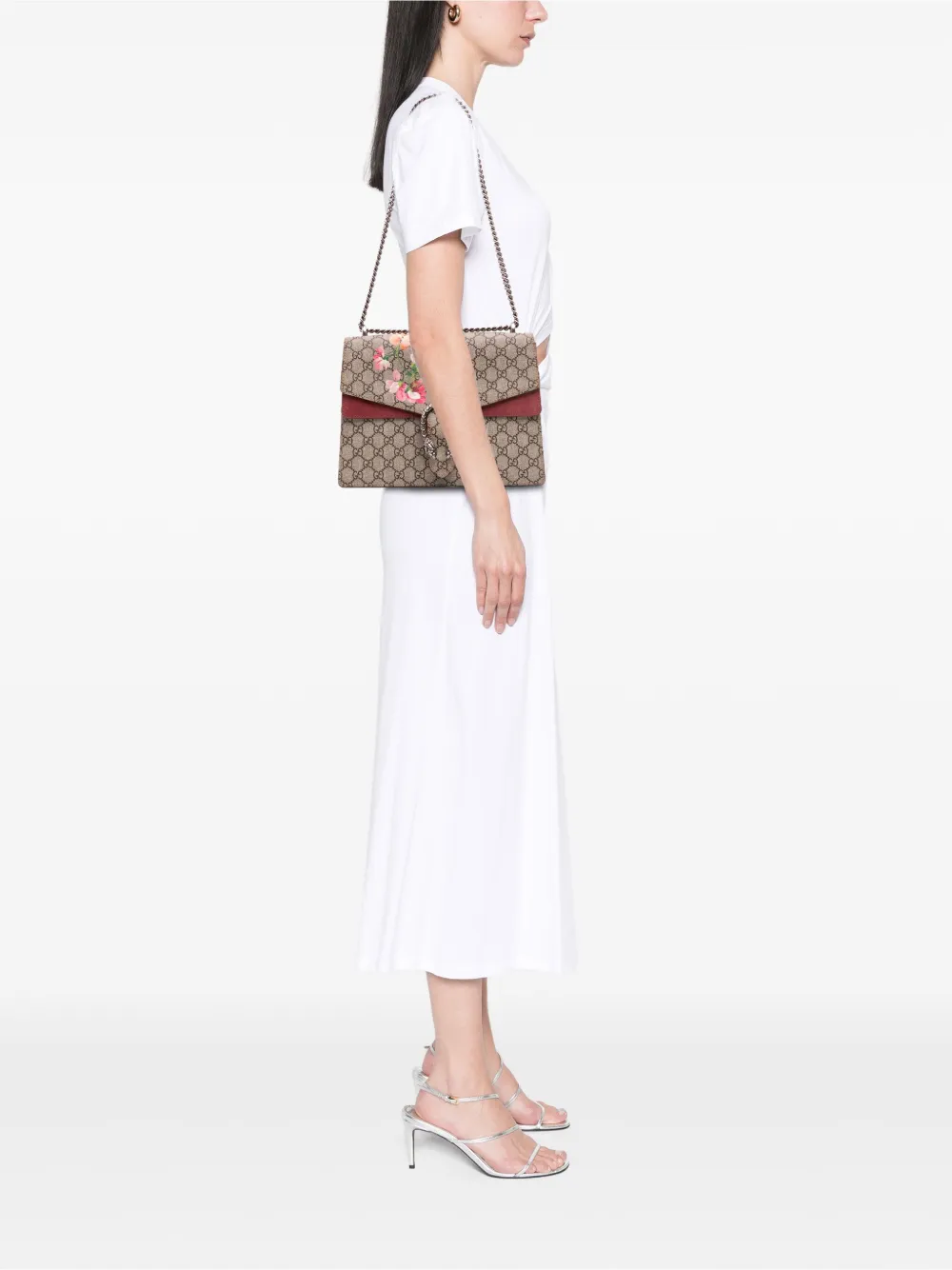 Gucci Pre-Owned 2016-2025 Medium GG Supreme Blooms Dionysus shoulder bag | Pre-Owned | Image 2