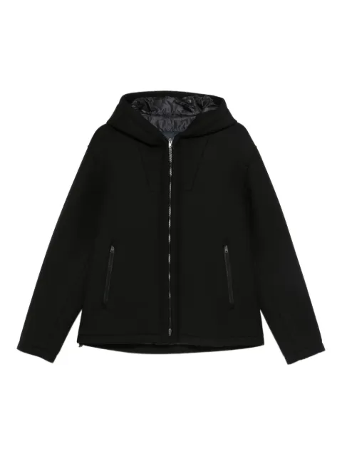 Herno hooded zip-front jacket