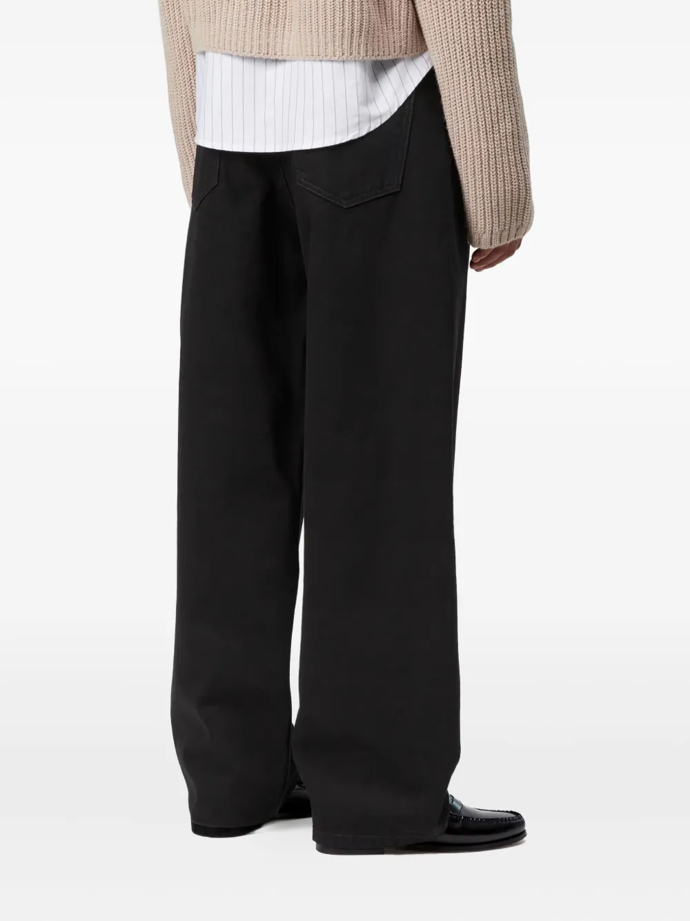 Carhartt Straight-leg Denim Jeans In Black