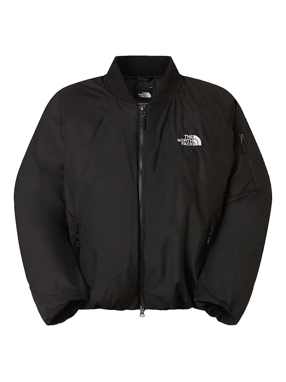 The North Face logo-print bomber jacket | Black | Image 1