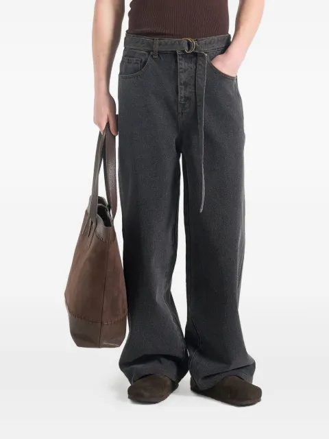 Manière De Voir Adam belted wide-leg jeans
