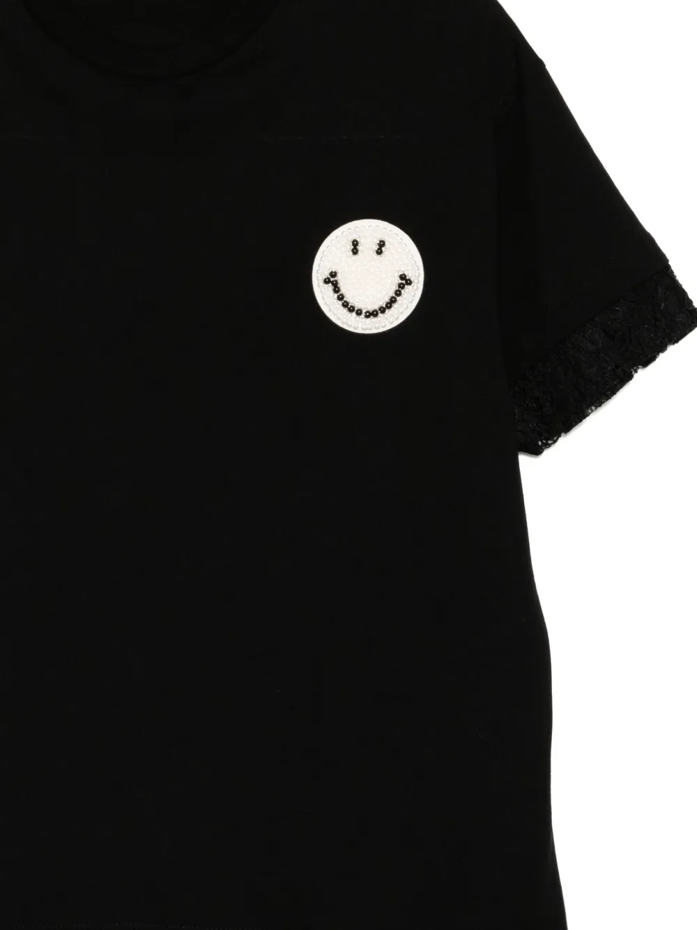 Joshua Sanders Smile-embossed T-shirt In Black