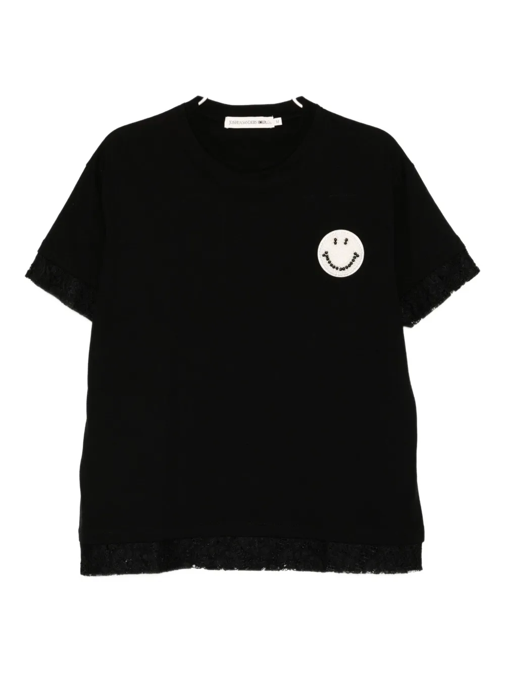 Joshua Sanders Smile-embossed T-shirt In Black