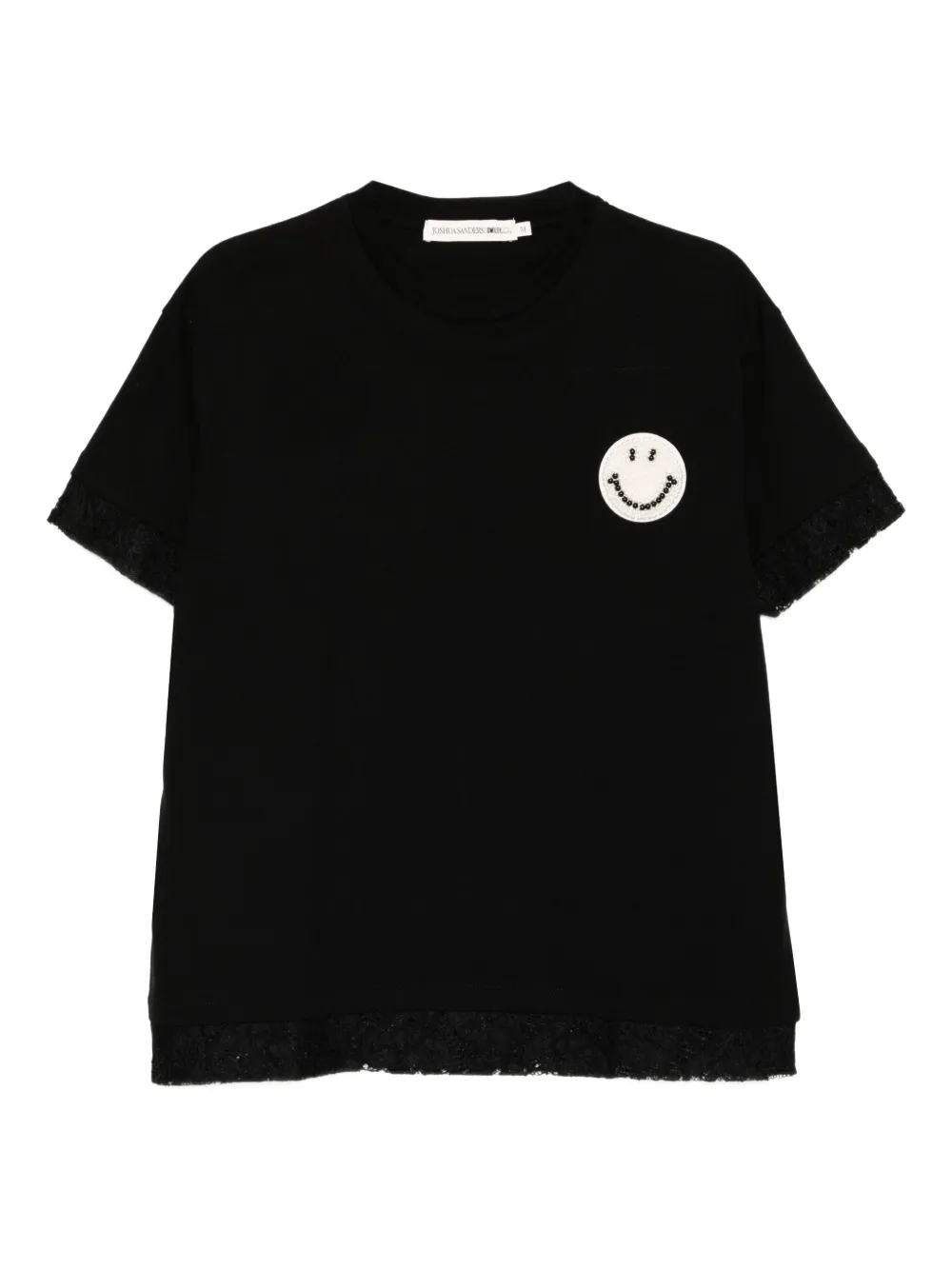 Joshua Sanders smile-embossed T-shirt | Black | Image 1