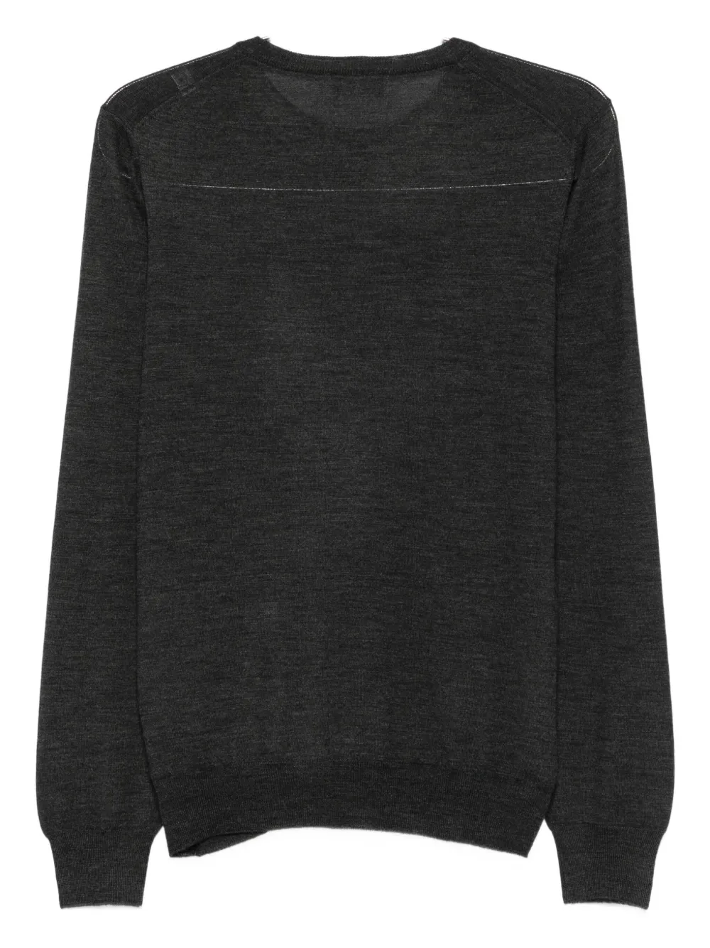 Barba round-neck long-sleeve sweater - Grijs