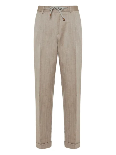 Barba drawstring trousers