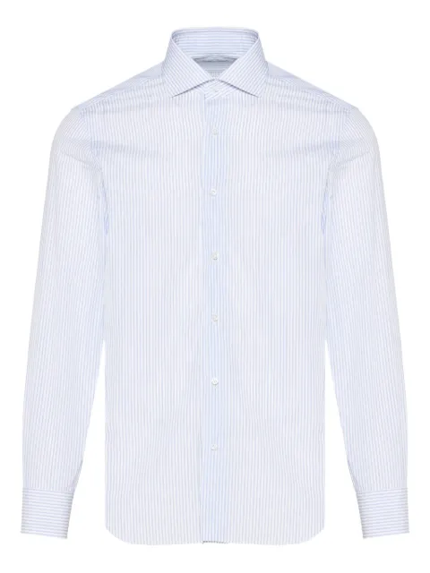 Barba striped button-down shirt