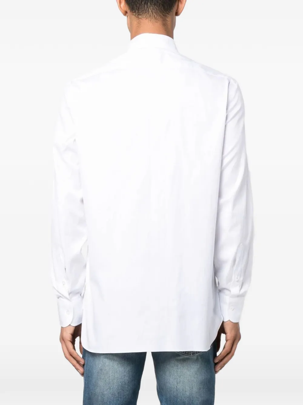 Barba Button-down overhemd Wit