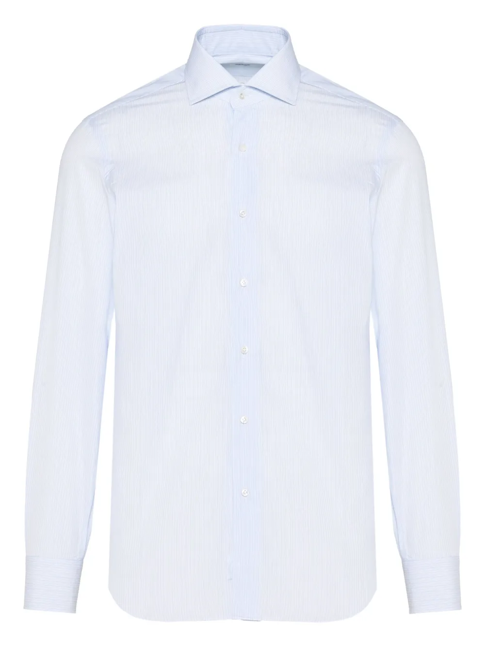 Barba striped long-sleeve shirt | Blue | Image 1
