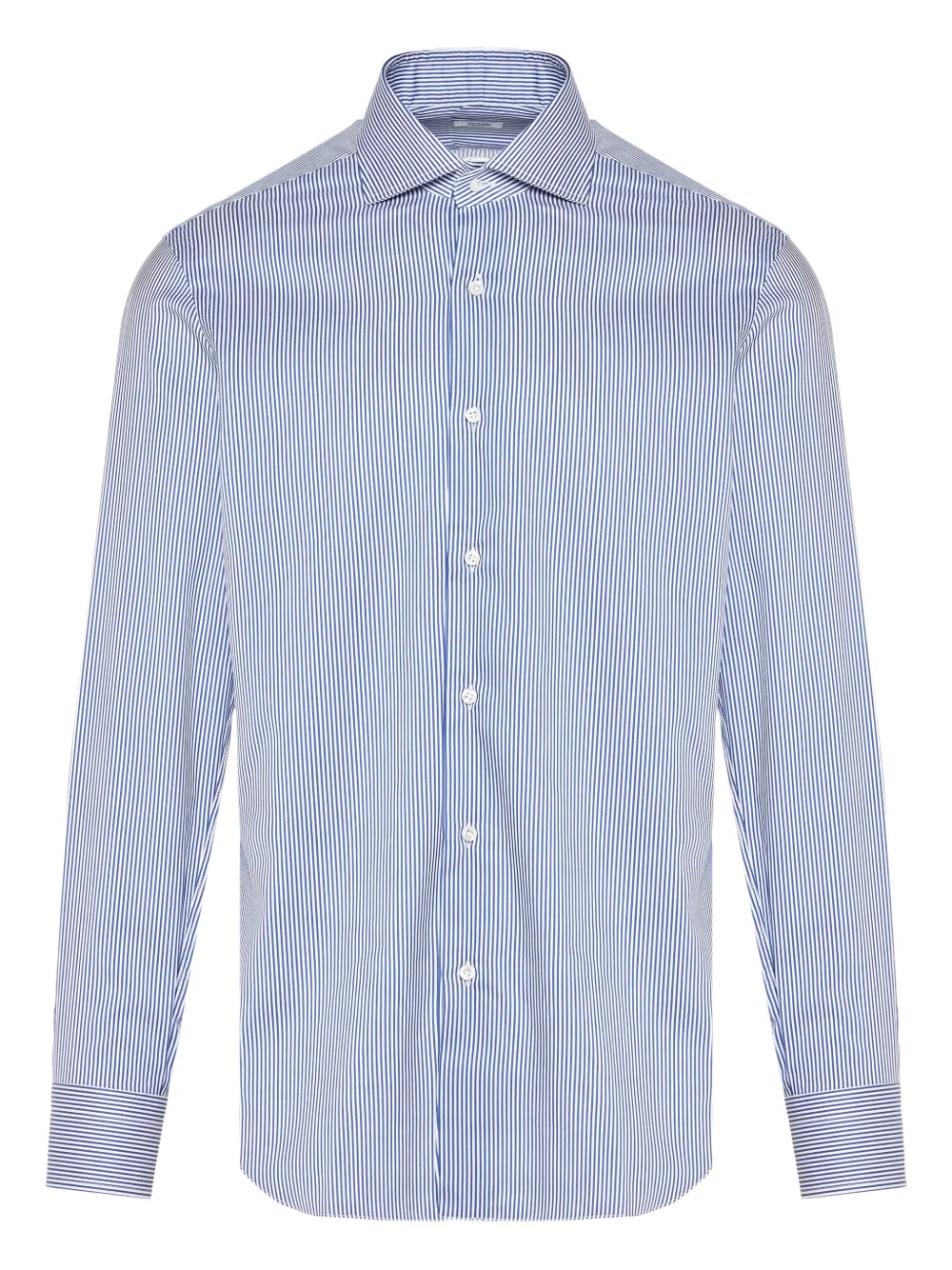 Barba pinstripe shirt | Blue | Image 1