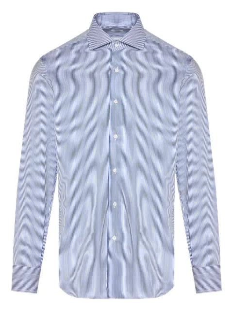 Barba camisa con estampado de rayas diplomáticas