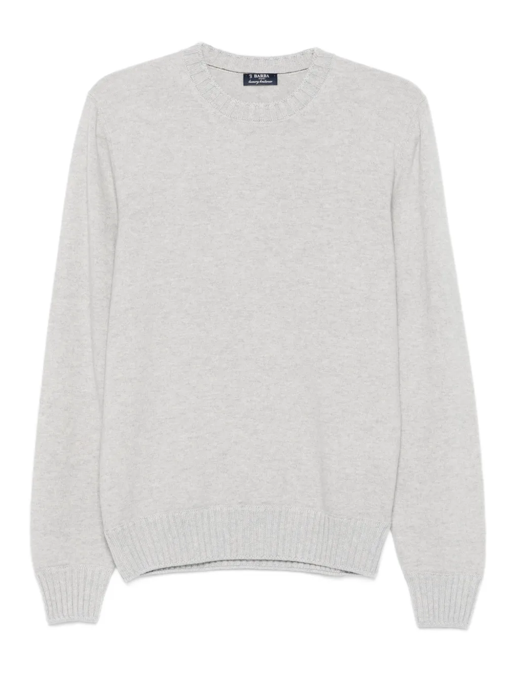 Barba round-neck cashmere sweater | Grey | Image 1