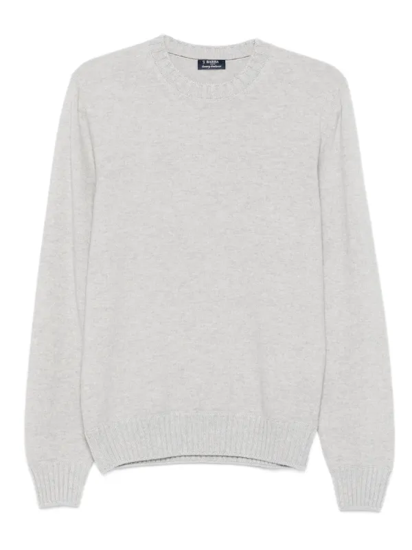 Barba ラウンドネック カシミアセーター | グレー | FARFETCH JP