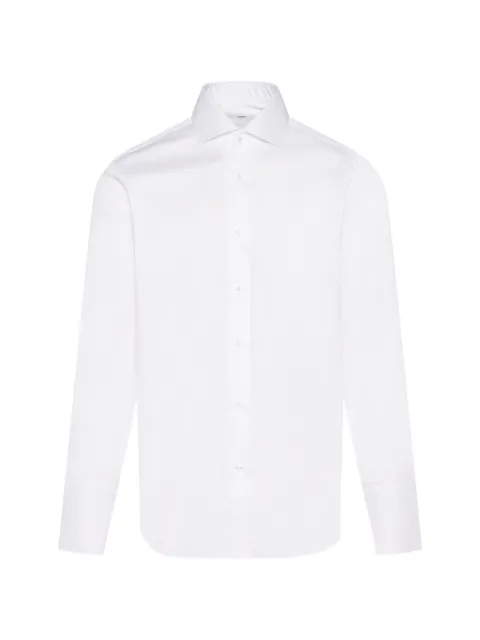 Barba spread-collar long-sleeve shirt