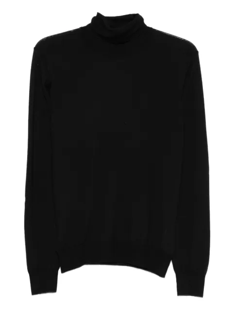 Barba turtleneck ribbed-hem sweater