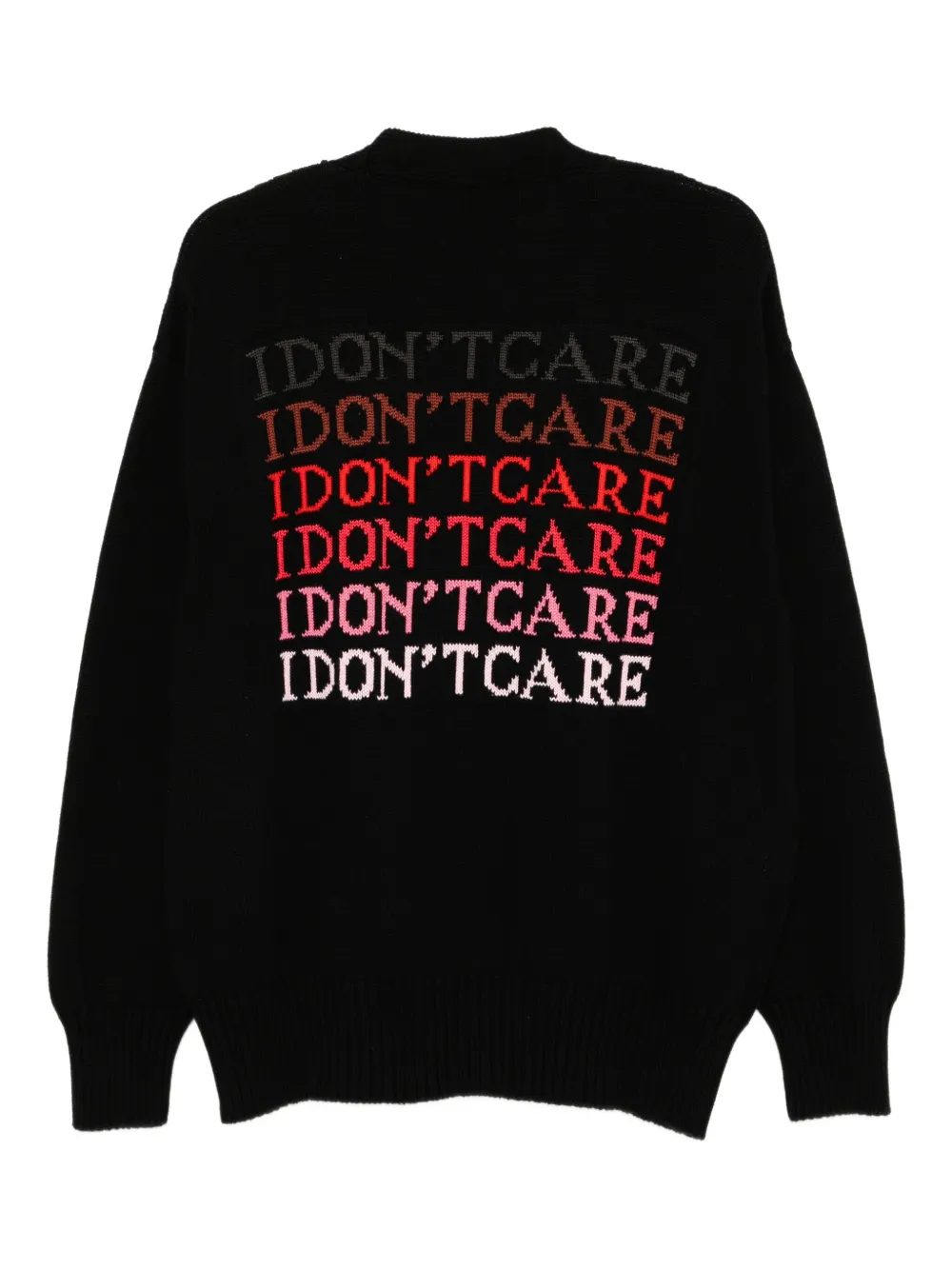 Joshua Sanders slogan-embroidered cardigan | Cardigans | Image 2