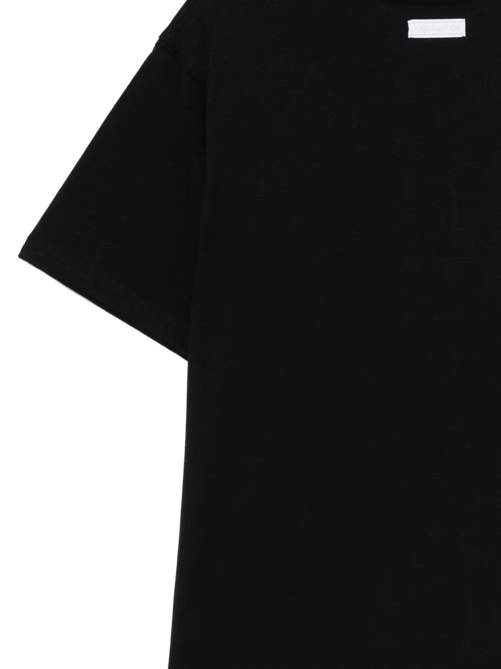 Joshua Sanders Smile-embroidered T-shirt In Black