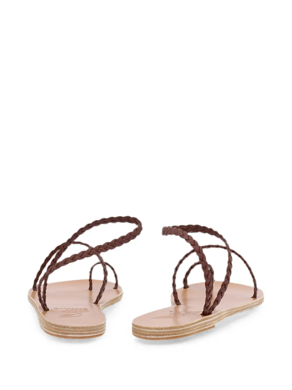 Ancient Greek Sandals Eleftheria braided sandals Bruin