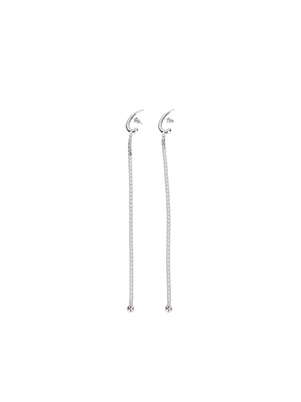 Panconesi Crystal-embellished Pendulum Earrings In Metallic