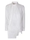 Comme Des Garçons asymmetric pocketed shirt - White