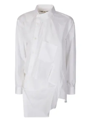 け*そ様 15SS COMME des GARCONS アシンメトリー シャツ Comme Des Garçons アシンメトリー シャツ | ホワイト | FARFETCH JP