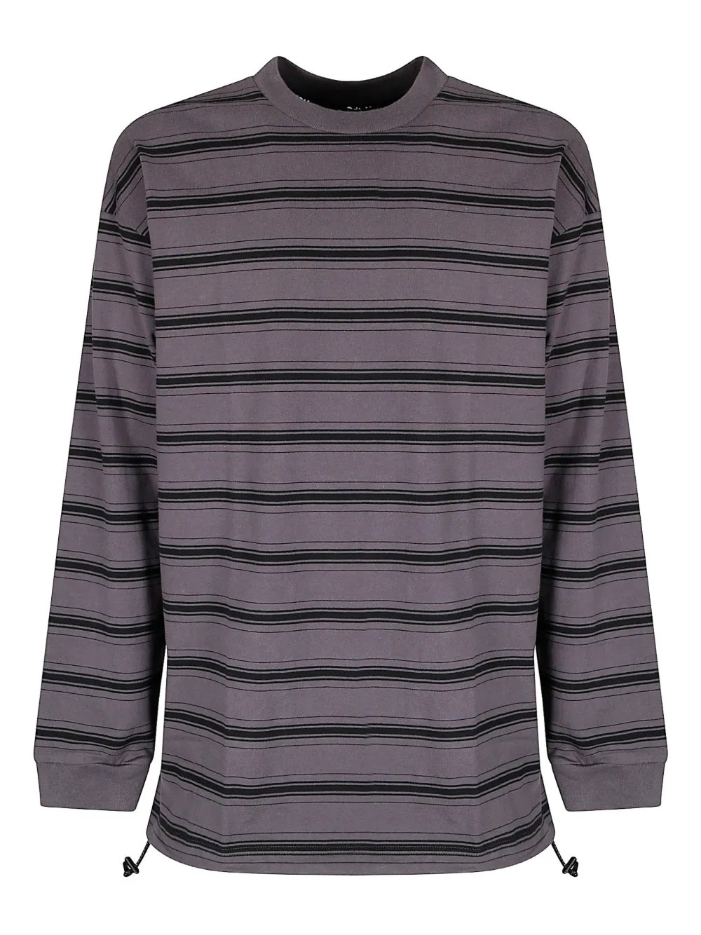 Comme Des Garçons Homme Deux Striped Long-sleeve T-shirt In Black