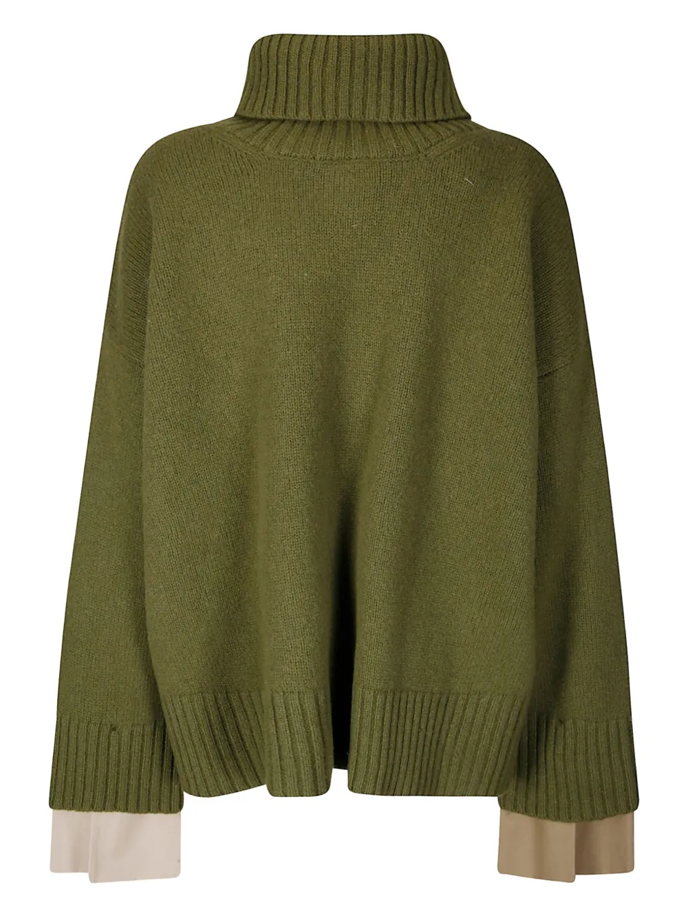 Jejia Olly Over Turtle Reversible Jumper In Brown
