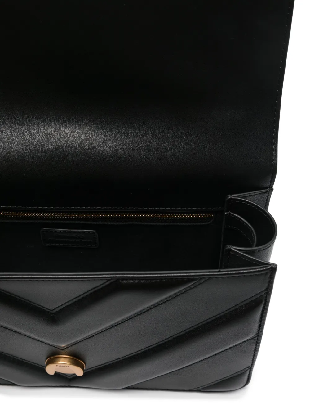 PINKO Love One gewatteerde crossbodytas Zwart