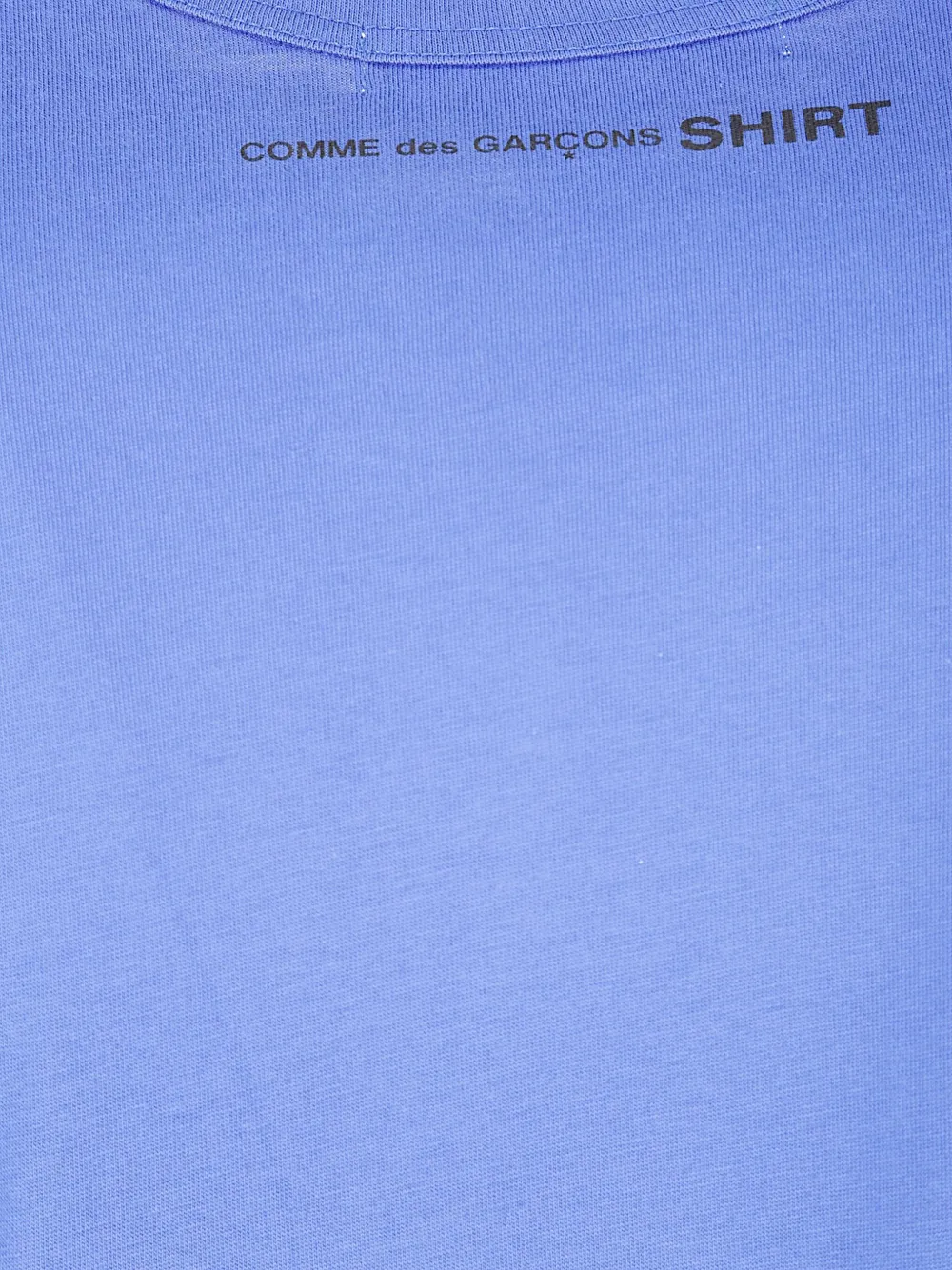 Comme Des Garçons Shirt Cotton T-shirt In Blue