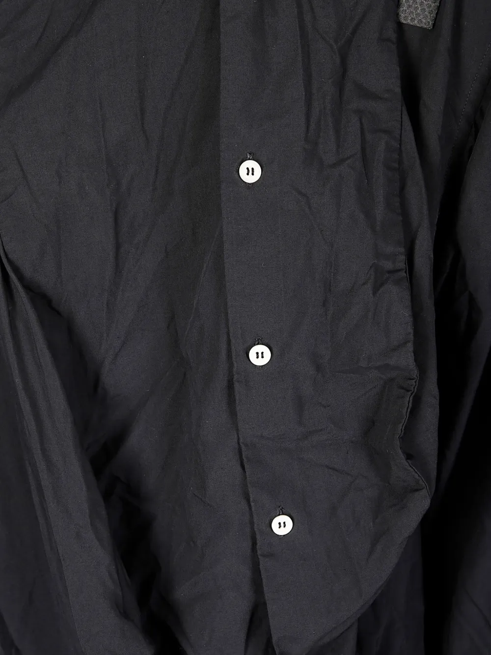 Comme Des Garçons Button-down Shirt In Black