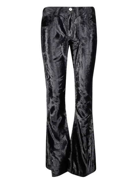Junya Watanabe velvet-finish trousers