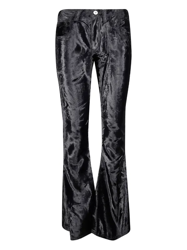 Junya Watanabe ベルベットパンツ | ブラック | FARFETCH JP