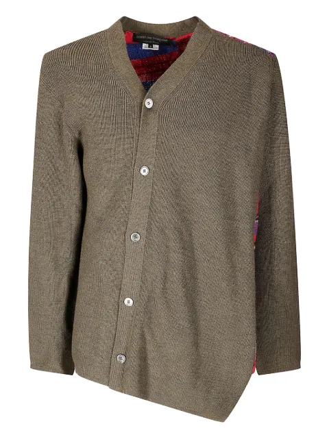 Comme des Garçons Homme Plus asymmetric-design cardigan 