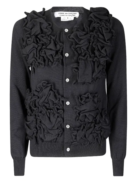 Comme Des Garçons ruffle-detailing cardigan 