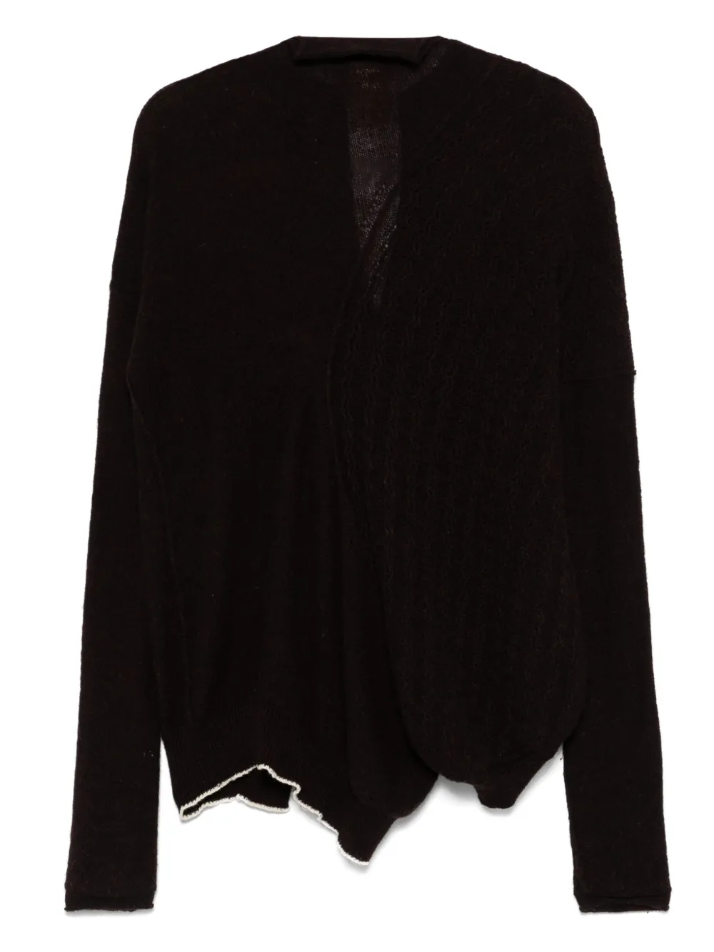 Yohji Yamamoto Pre-Owned 2000s knitted wool jacket | Image 2