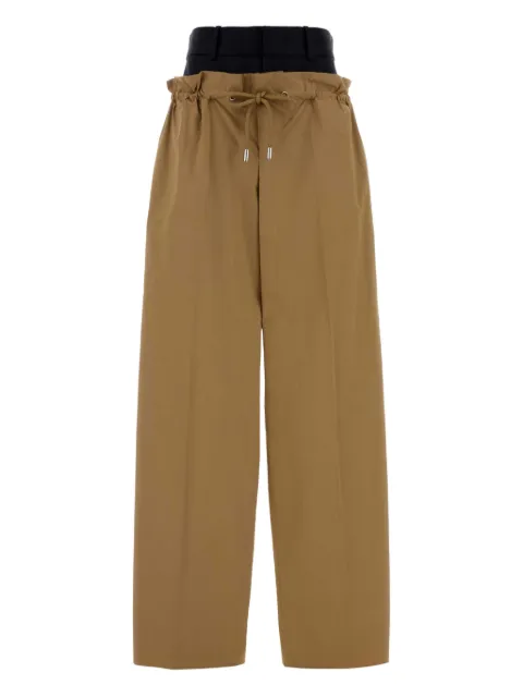 DSQUARED2 pantalones con cordones en la pretina