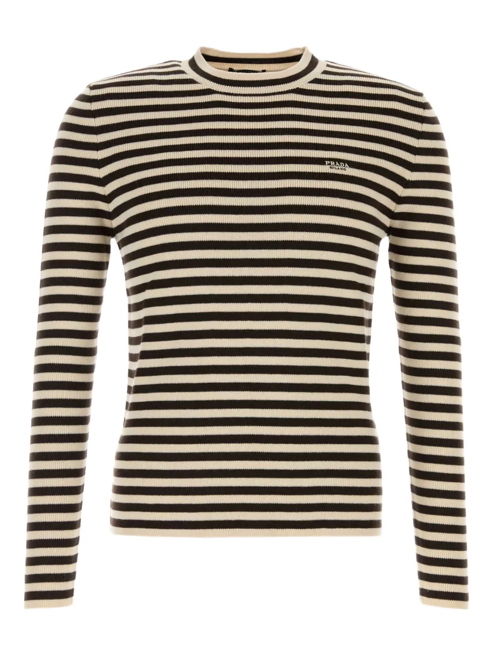 Prada striped wool sweater | Neutrals | Image 1