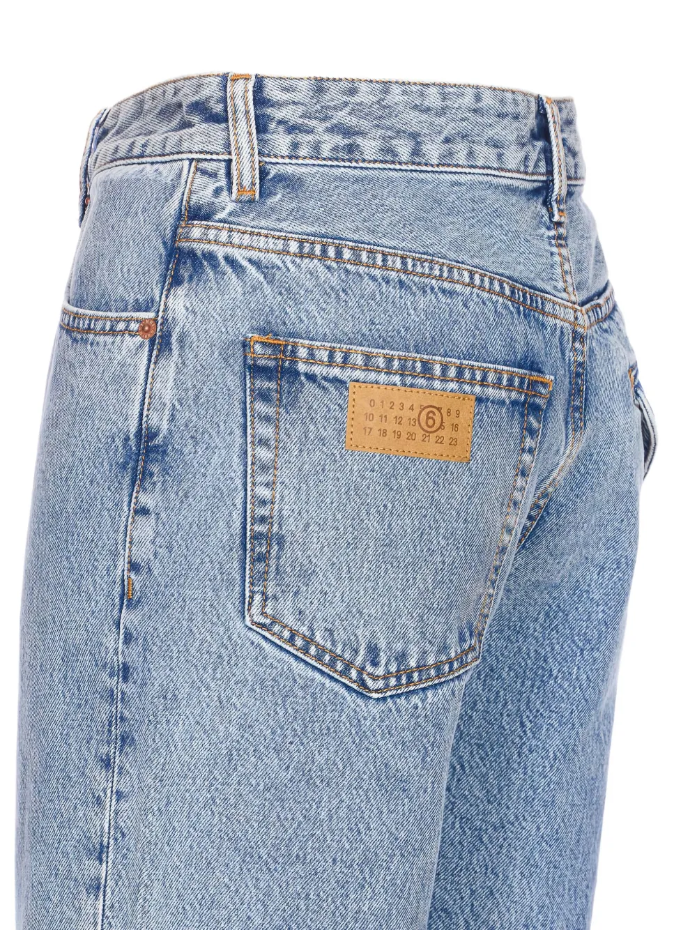 MM6 Maison Margiela ワイドジーンズ | ブルー | FARFETCH JP