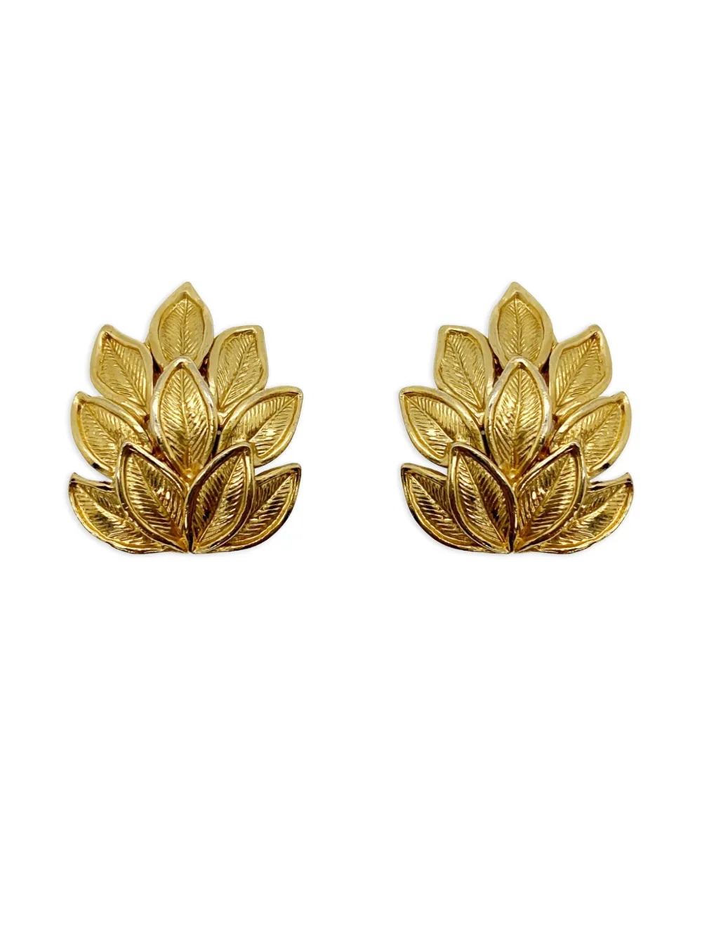 Jennifer Gibson Jewellery Orecchini Trifari anni '60 - Oro
