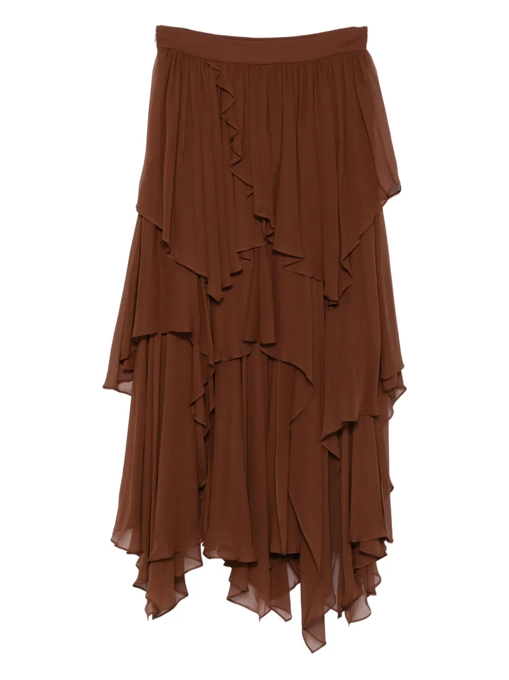 ZIMMERMANN ruffle-details midi skirt | Asymmetric & Draped Skirts | Image 2