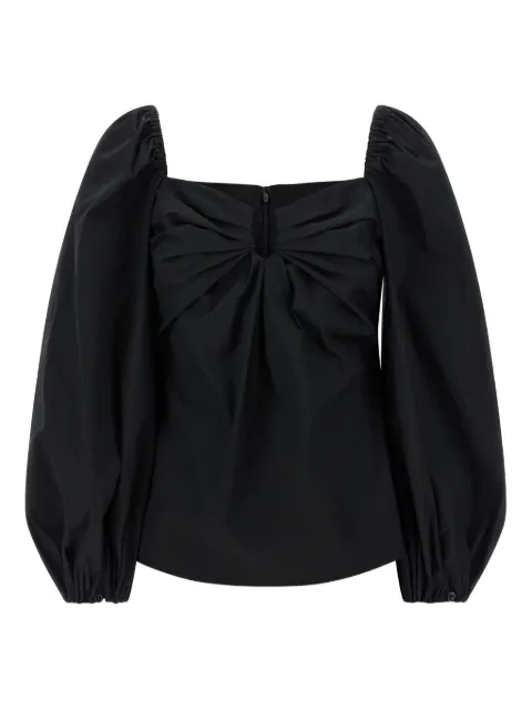 Carolina Herrera Blusa com mangas bufantes