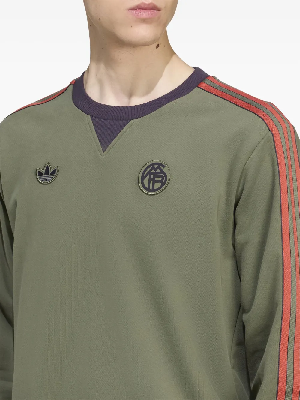 adidas FC Bayern sweater met ronde hals Groen