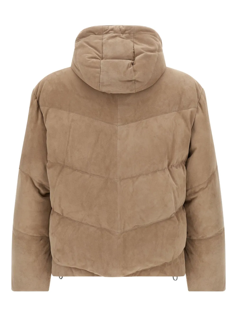 Brunello Cucinelli quilted suede down jacket | Down Jackets | Image 2