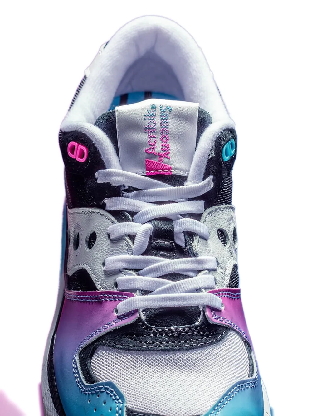 Saucony x Acribik 'Tech Noir' gradient-effect sneakers Black